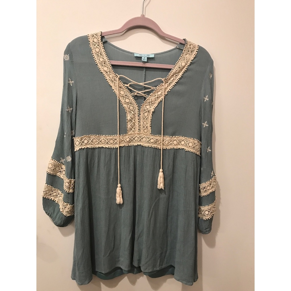 She + Sky Mini Dress